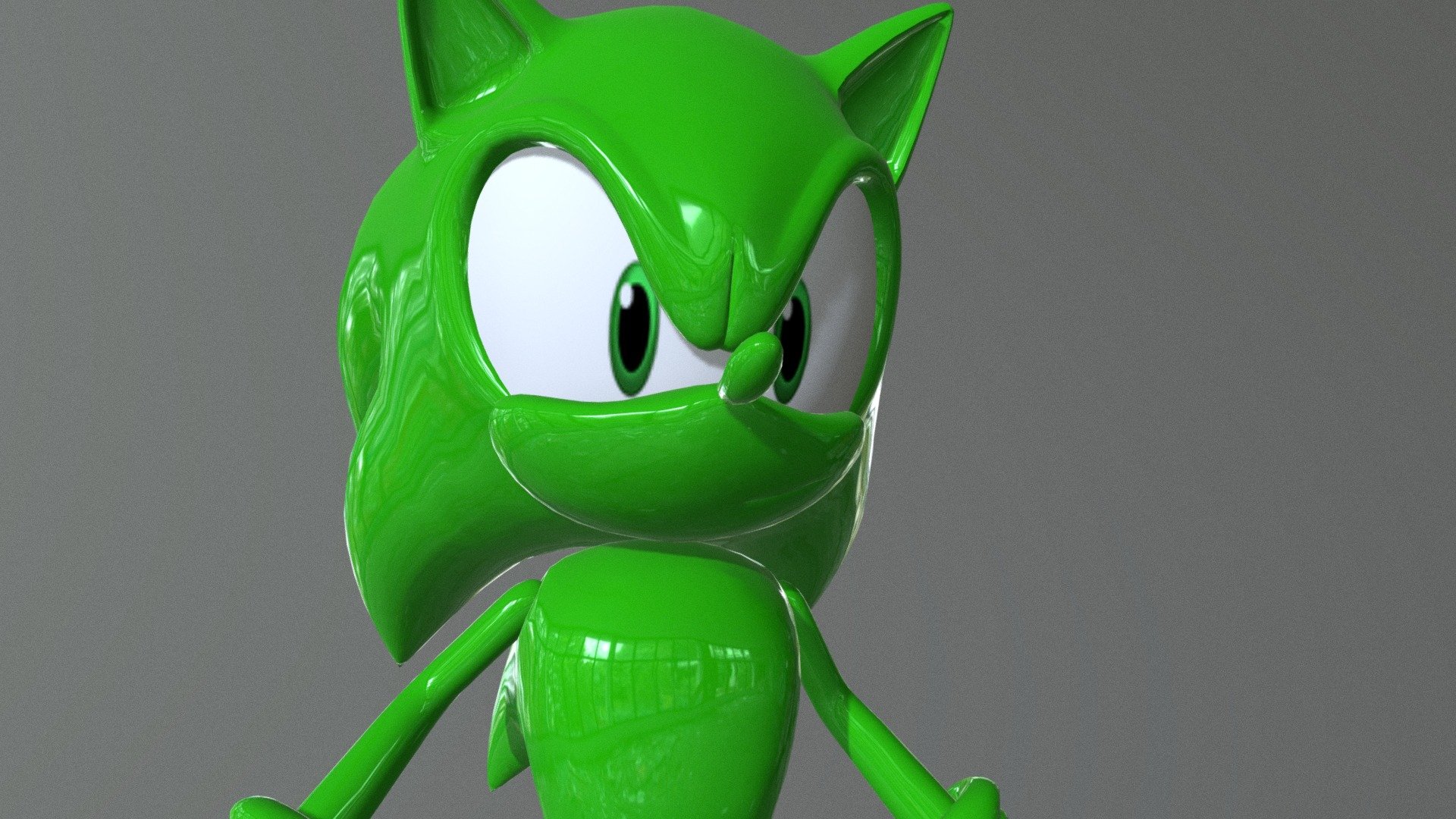 I'm Back 💌 Green Sonic - Download Free 3D model by SonicTeam_12 ...