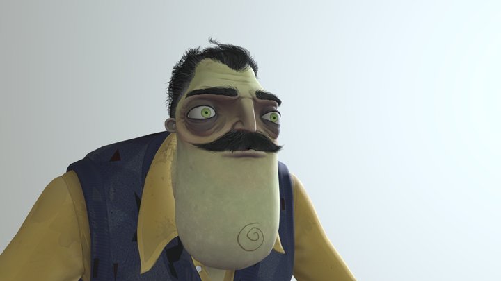 Hello Neighbor 3 Mr Peterson 3D Model