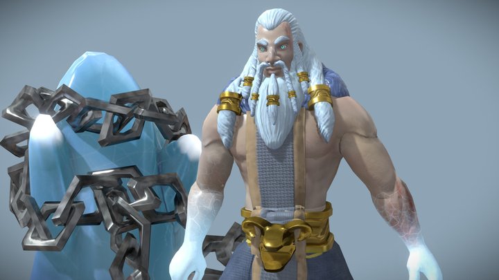 LeagueOfLegends Fan Champ - Brenvar 3D Model