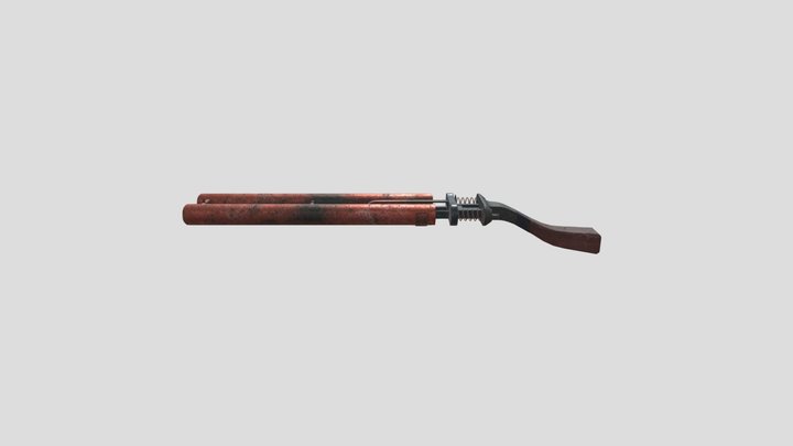 Double Barredled Shotgun 3D Model