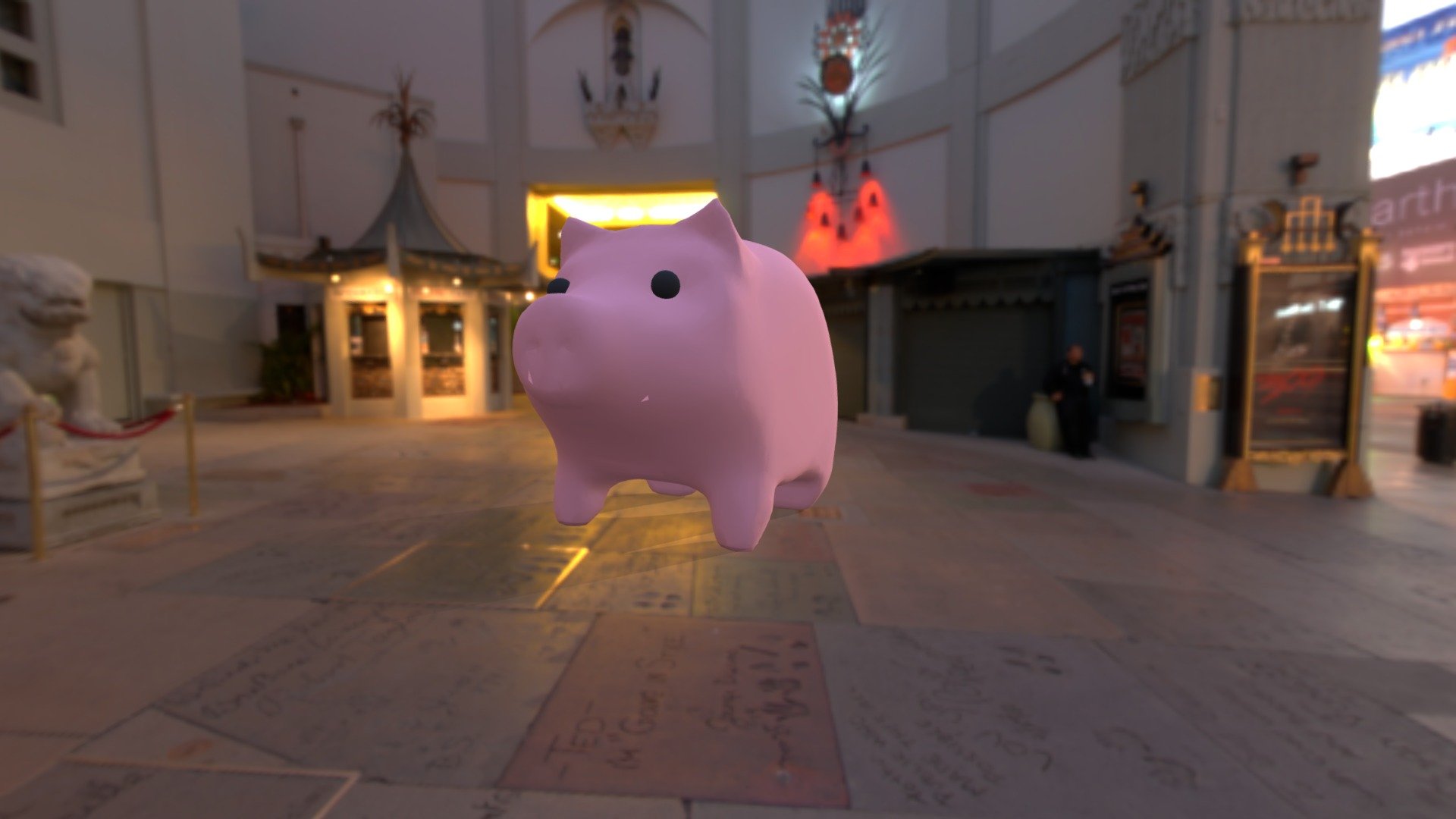 pig twemoji + turntable