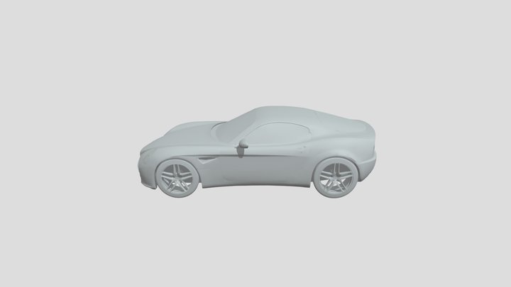Alfa Romeo 8C Competizione for 3D-printing