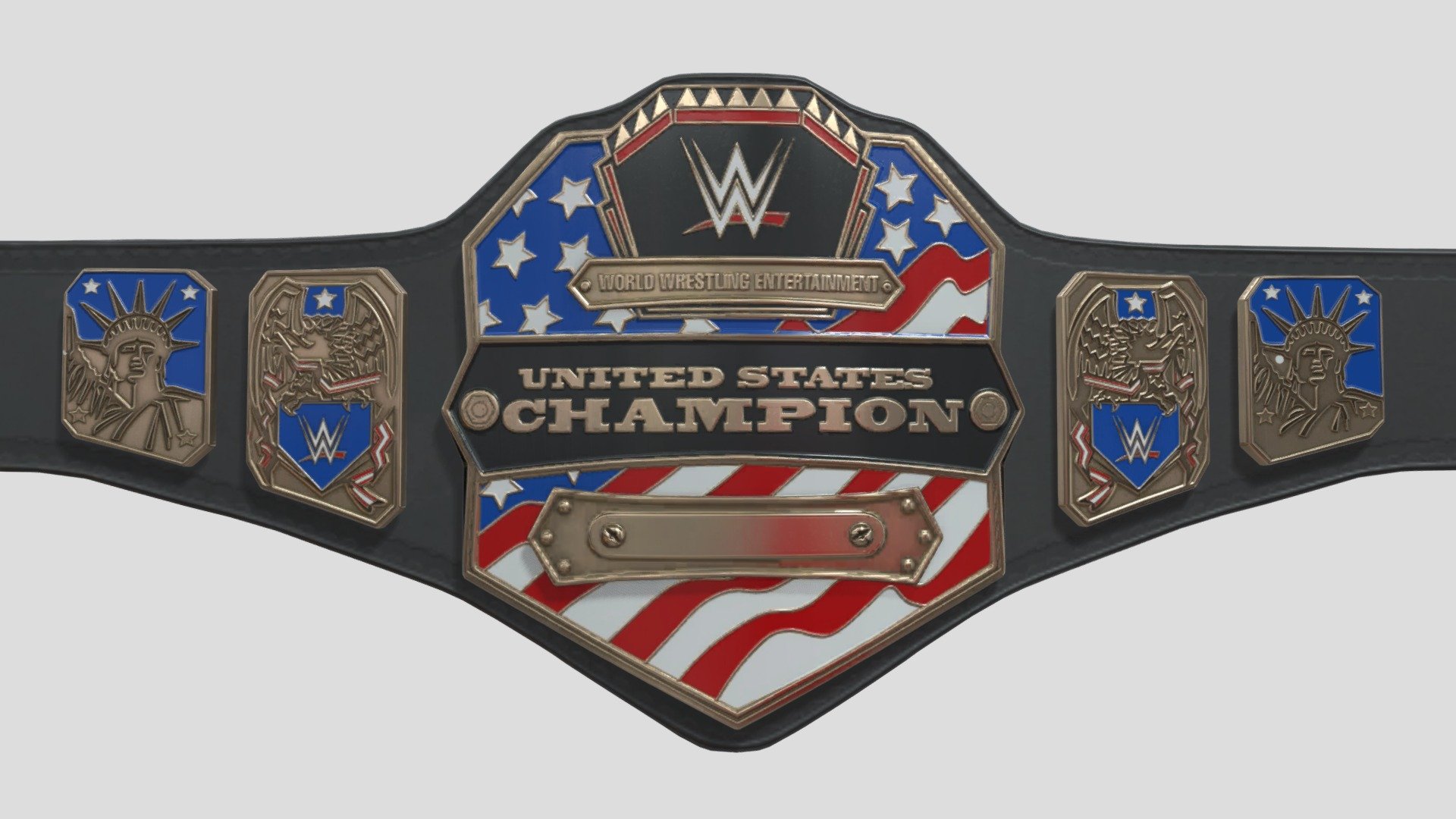WWE - WOMEN'S UNITED STATES CHAMPION BELT - Download Free 3D model by ...