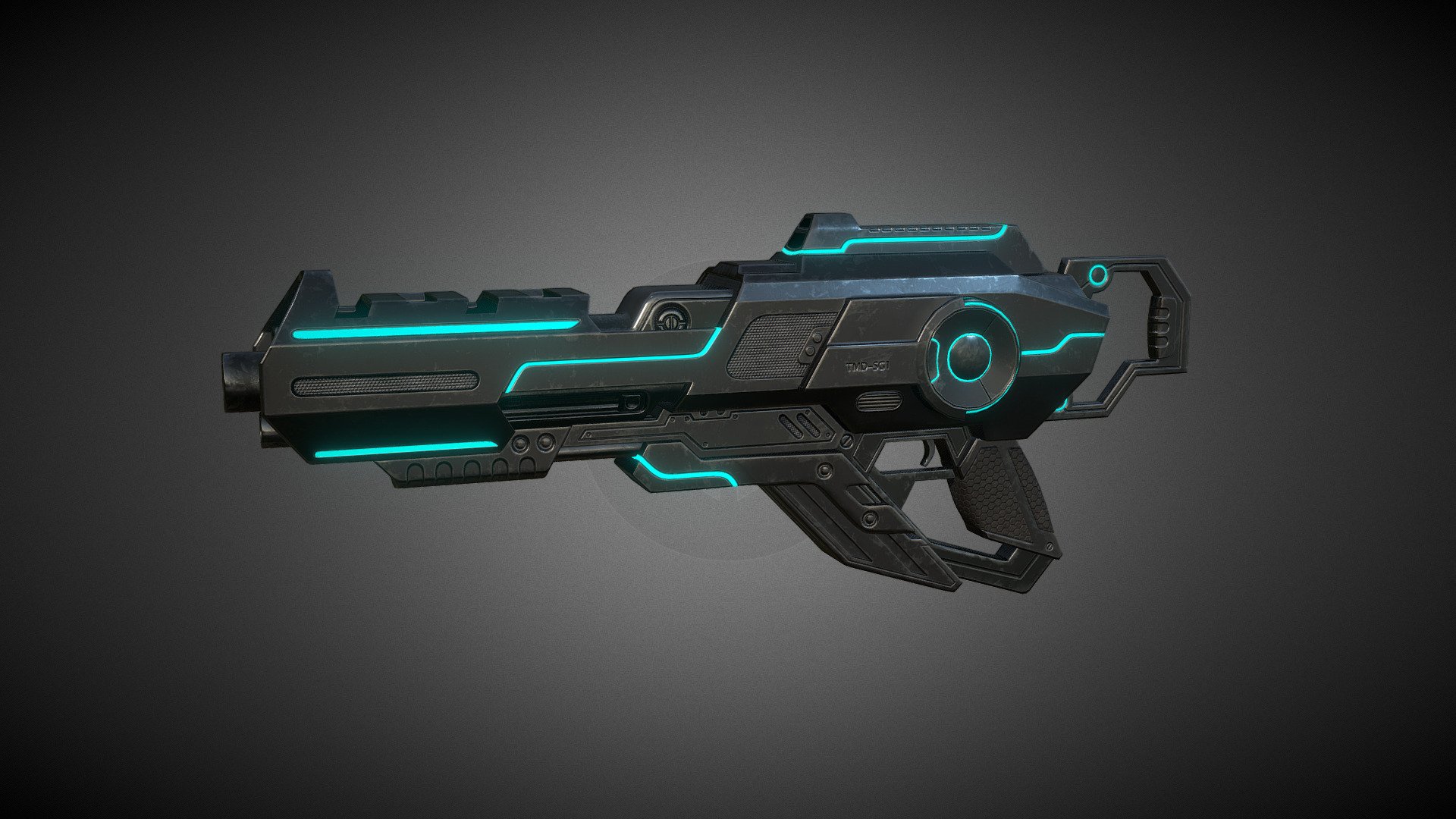 Sci fi gun TMD-SG1 - 3D model by Topmd [f41a236] - Sketchfab