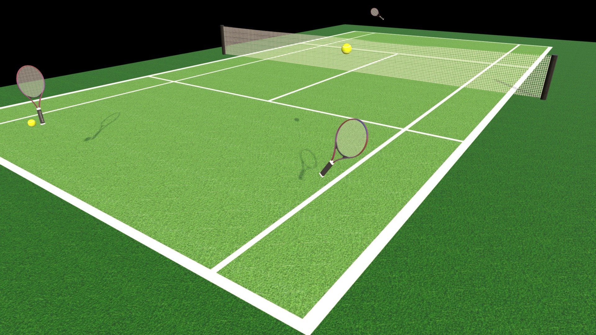 Tennis Assets Pack - Buy Royalty Free 3D model by BANDANNA (@BAND_ANNA ...