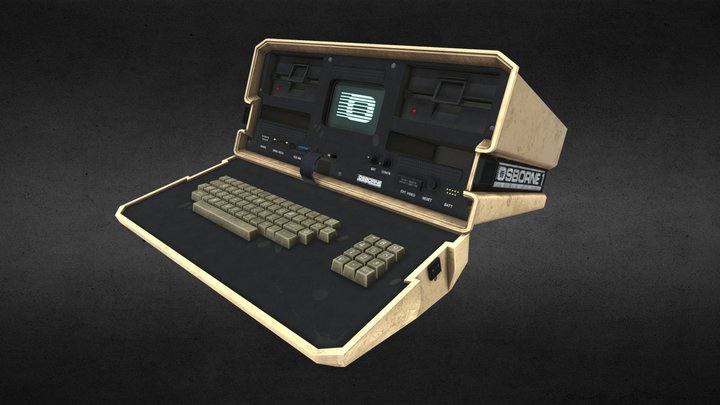 Game ready model - Osborne 1 3D Model
