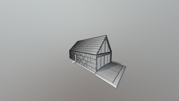 Krzyżówka - Dom Koncept -patyn 3D Model
