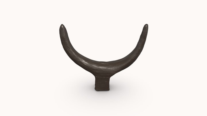 Cornes de bucrane en bois 3D Model