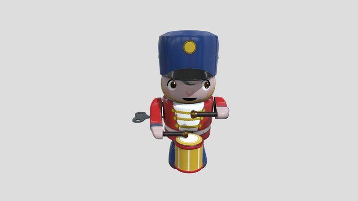 toy_drummer 3D Model