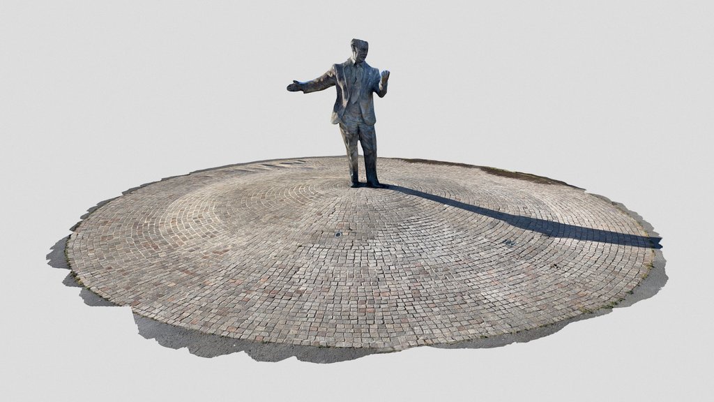 Day 125: Burton Statue in Fort Mason - 1scanaday
