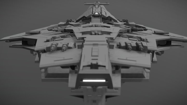 DREADNOUGHT - Medium Destroyer - Athos  - Tier V 3D Model