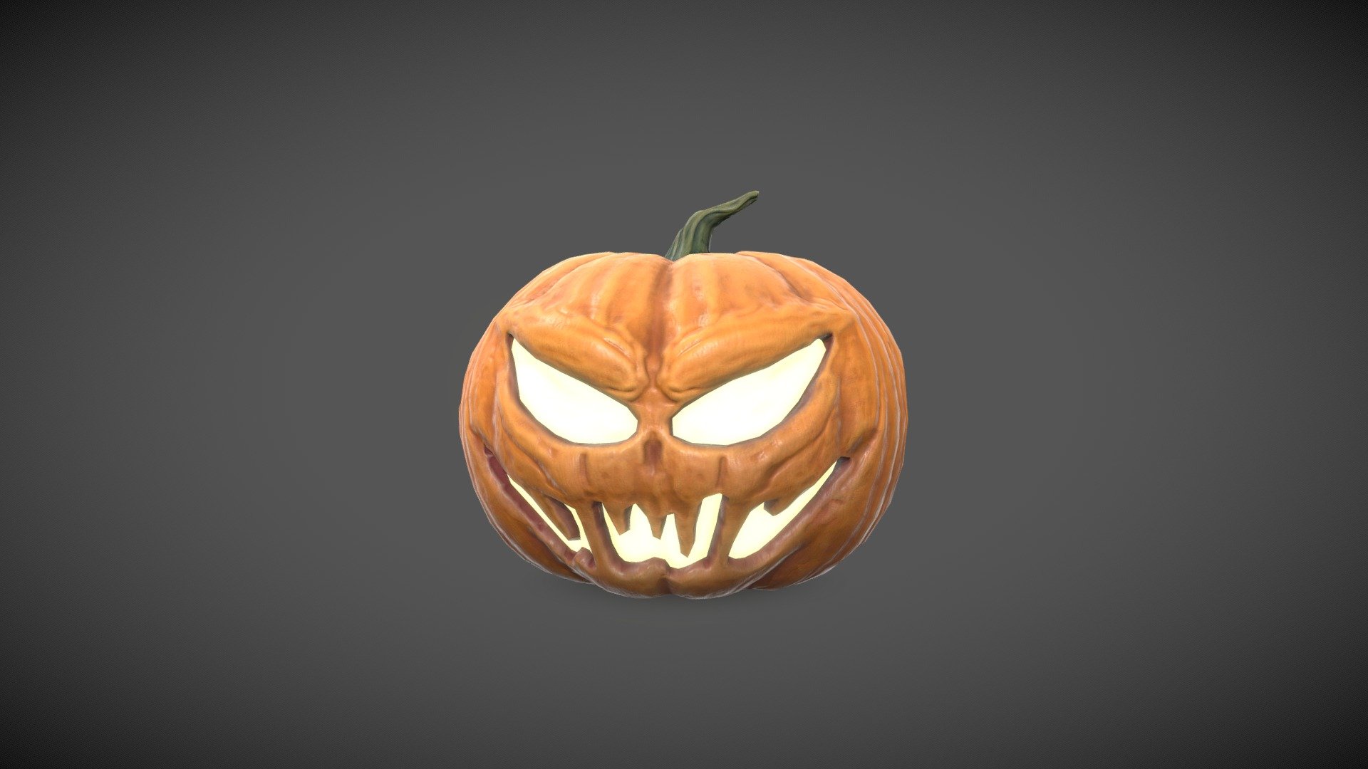 Halloween Pumpkin - Download Free 3D Model By 001ramo [f421e9c] - Sketchfab