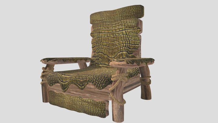 Shrek's Armchair 3D Model
