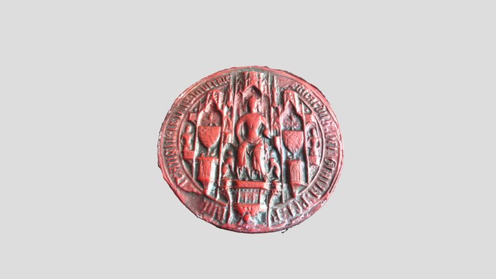 The Great Seal Of King Richard II 3D Model