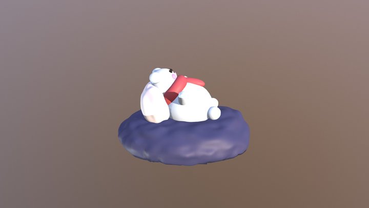 Chillin Bear Avatar 3D Model