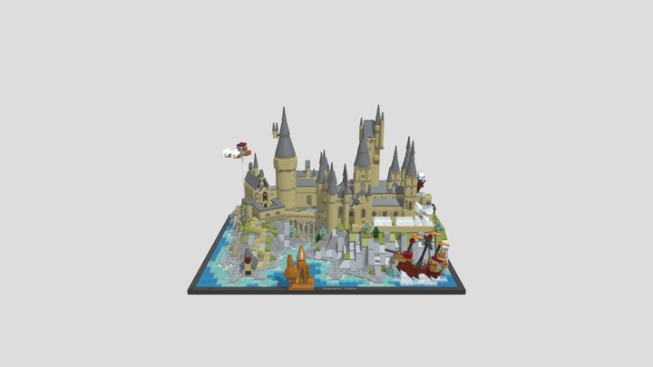 LEGO® Harry Potter Hogwarts Castle 3D Model