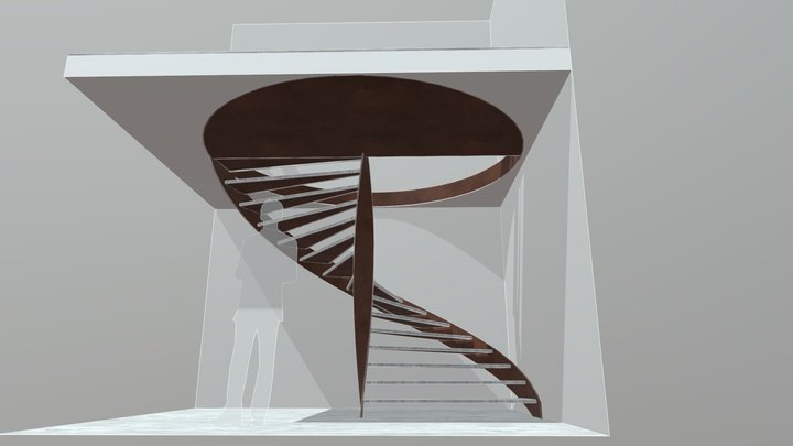 Escalier colimaçon 3D Model