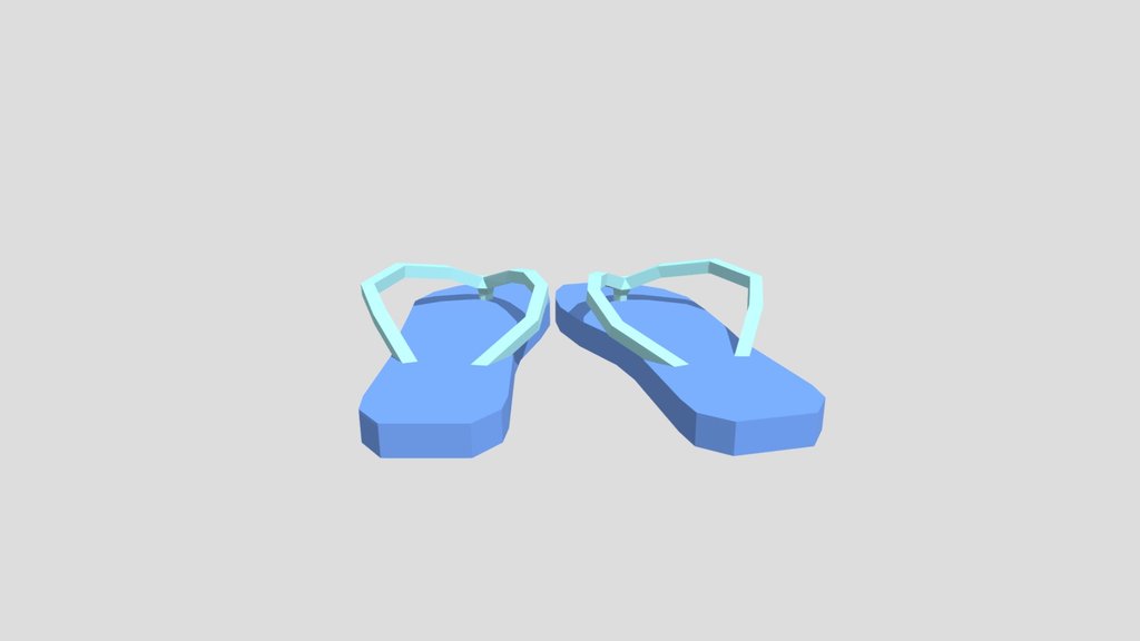 Lowpoly Flipflops