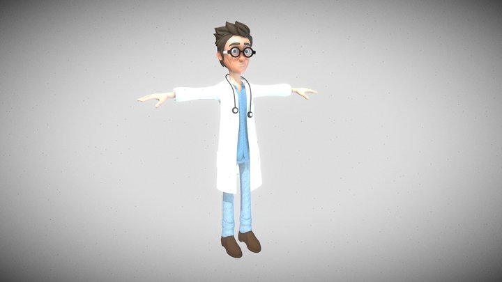 Doctor Character 3D Model