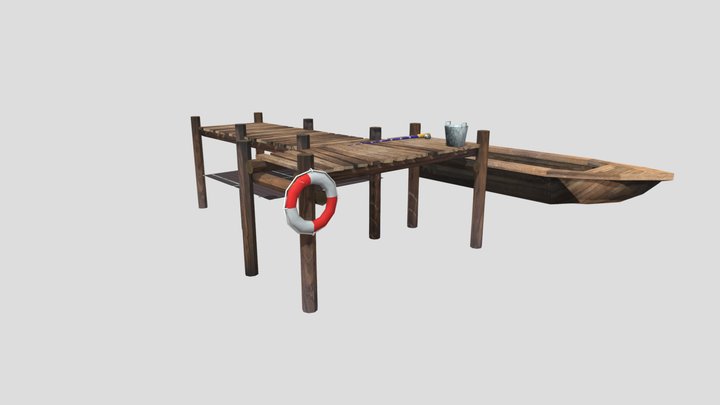 DAE 5 Finished props - By the ocean 3D Model