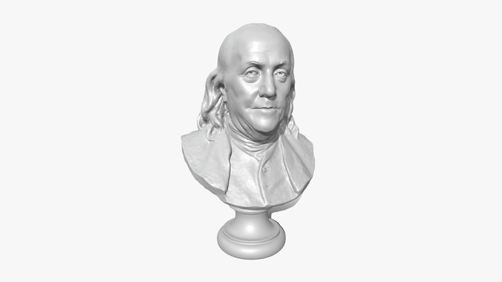 Bust of Benjamin Franklin Printable 3D Model