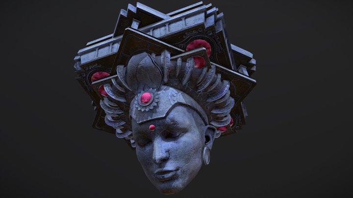 Judging Statue of Korindi 3D Model