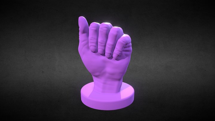 Maltese Sign Language 'a' 3D Model