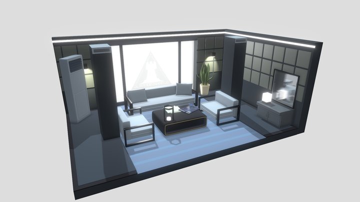 Arknights - RIIC Reception Room 3D Model