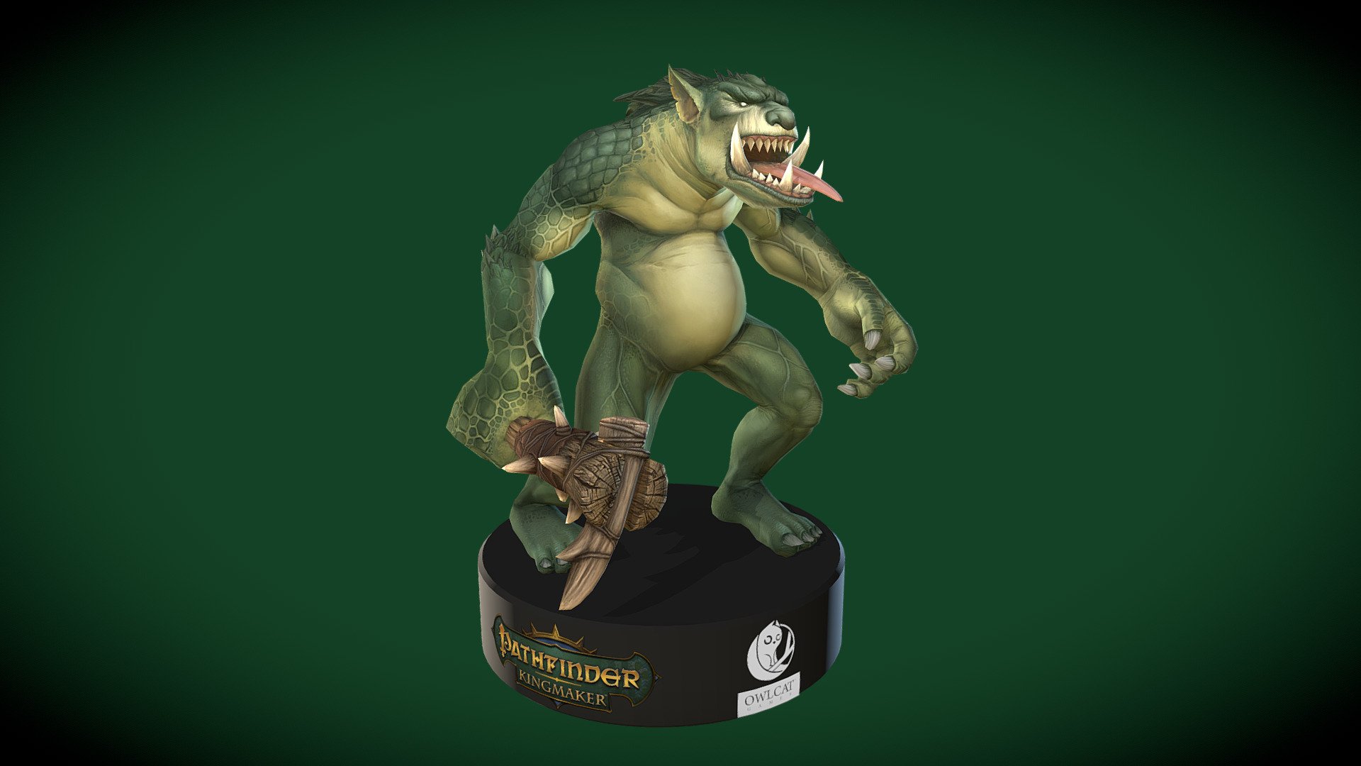 Pathfinder Kingmaker 2017 Troll 3d Model By Goldengrifon 