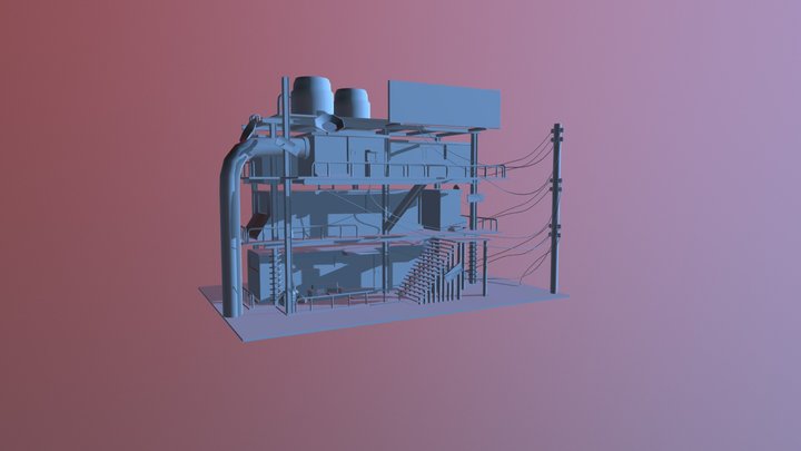Ready Player One "The stacks" 3D Model