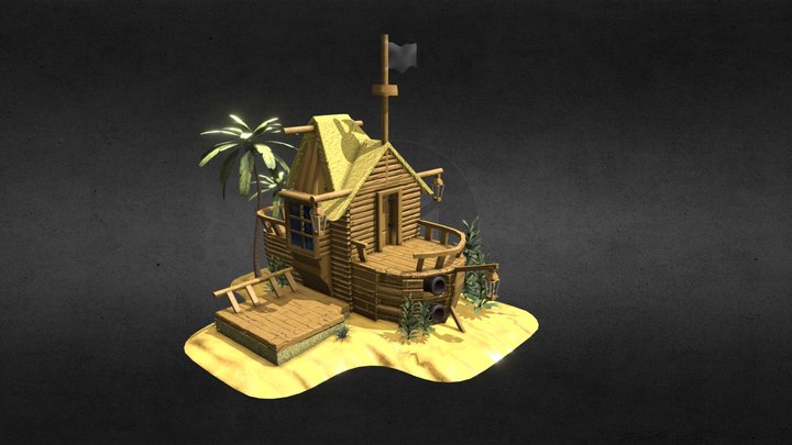 House of The Pirate 3D Model