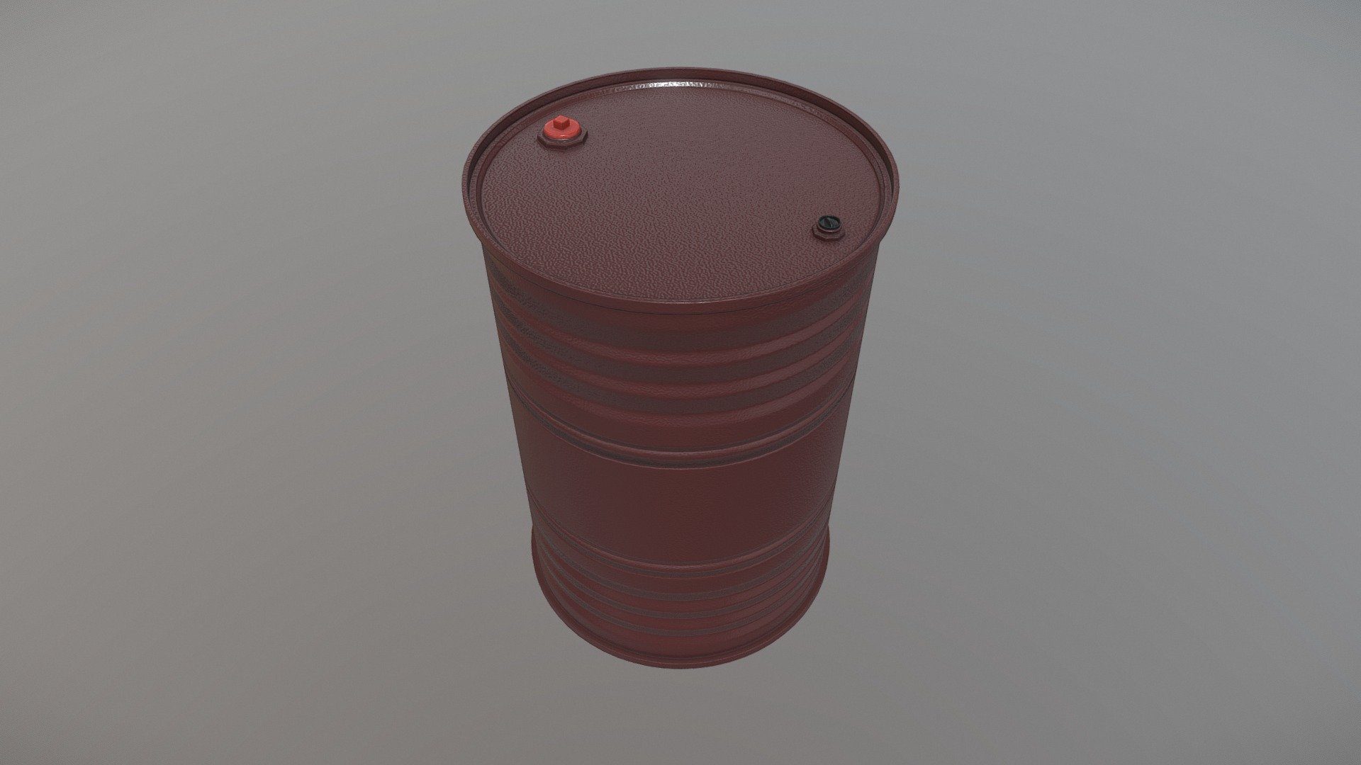 Low Poly Barrel 9