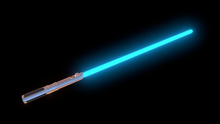 Anakin Skywalker's Lightsaber 3D Model
