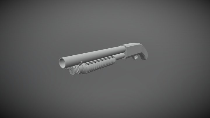 Shotgun 3D Model