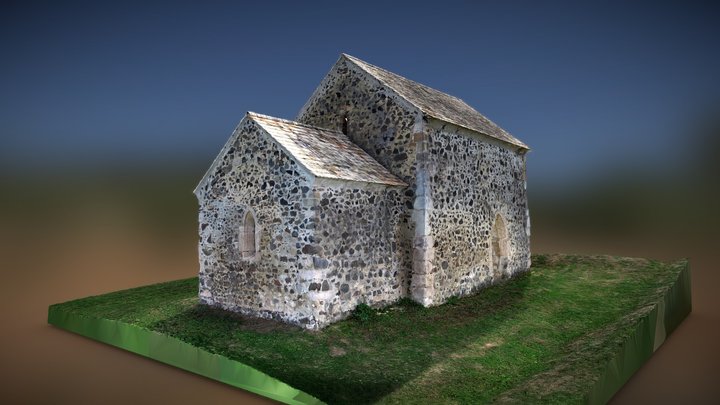 Haraszti 'puszta' church (Hungary) 3D Model