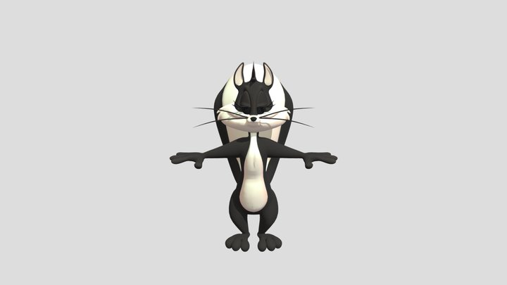 Penelope Pussycat 3D Model