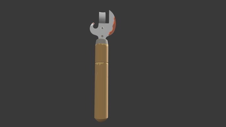 Can Opener Draft 3D Model