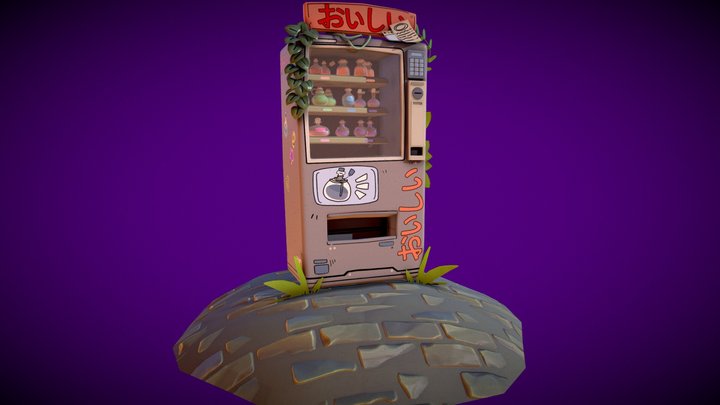 Potions Vending Machine 3D Model