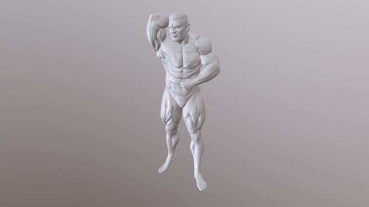 Bodybuilder_01 3D Model