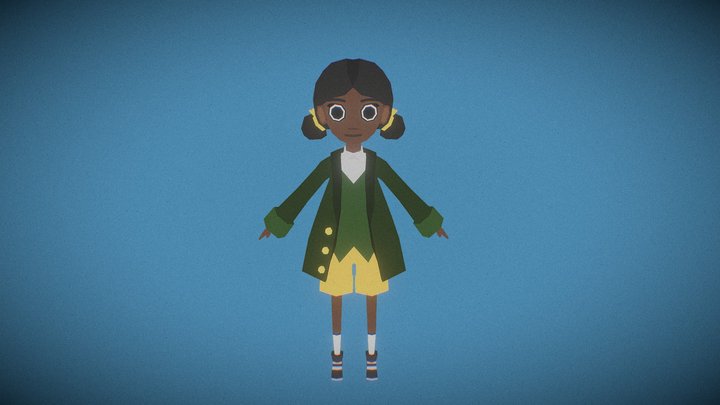 Girl-cartoon 3D models - Sketchfab