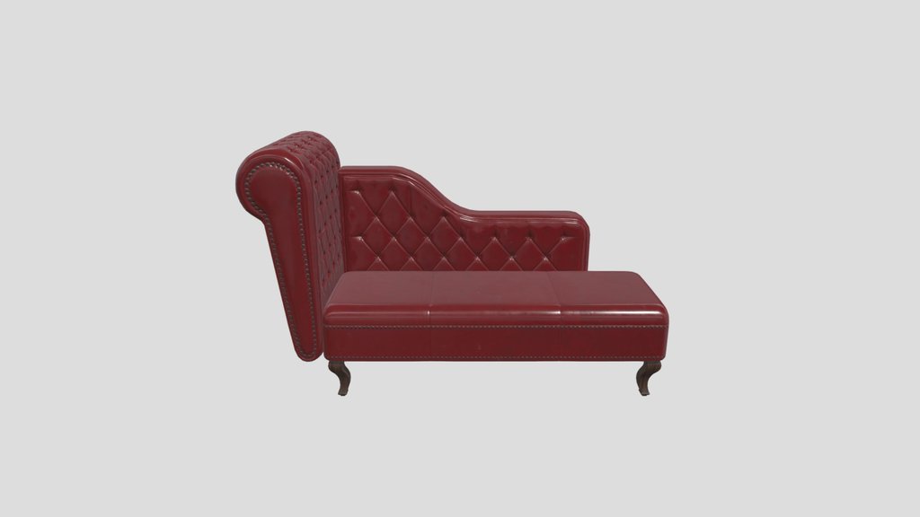 Chaise Lounge Chair Red