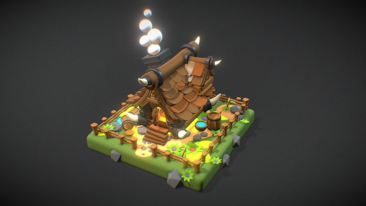 Goblin House 3D Model