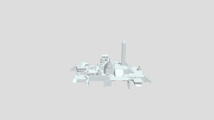 Free-fire-clock-towernjn 3D Model