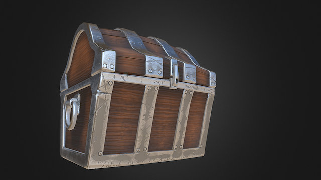 Stylised Chest 3D Model