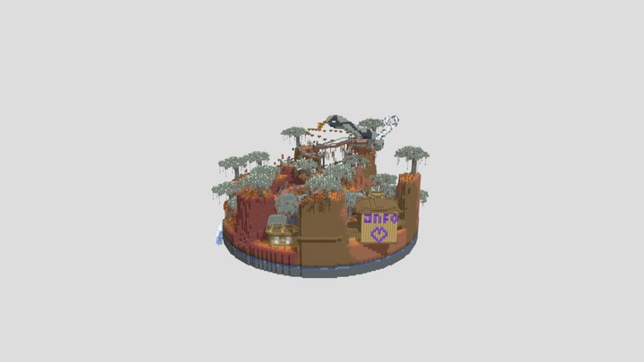 Desert Waiting Lobby | jnfo 3D Model