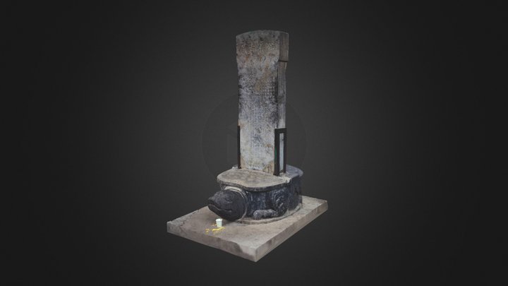 Republic of China Bixi Tuobao Stele 3D Model