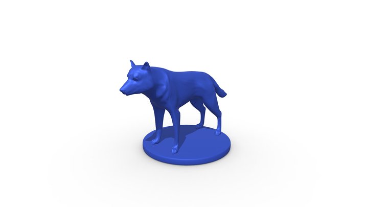Wild Animal Wolf 3D Model