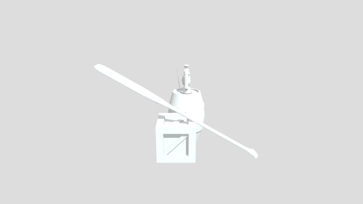 1IGP20_Leenders_Joost_Model_2MoreDetailedProps 3D Model