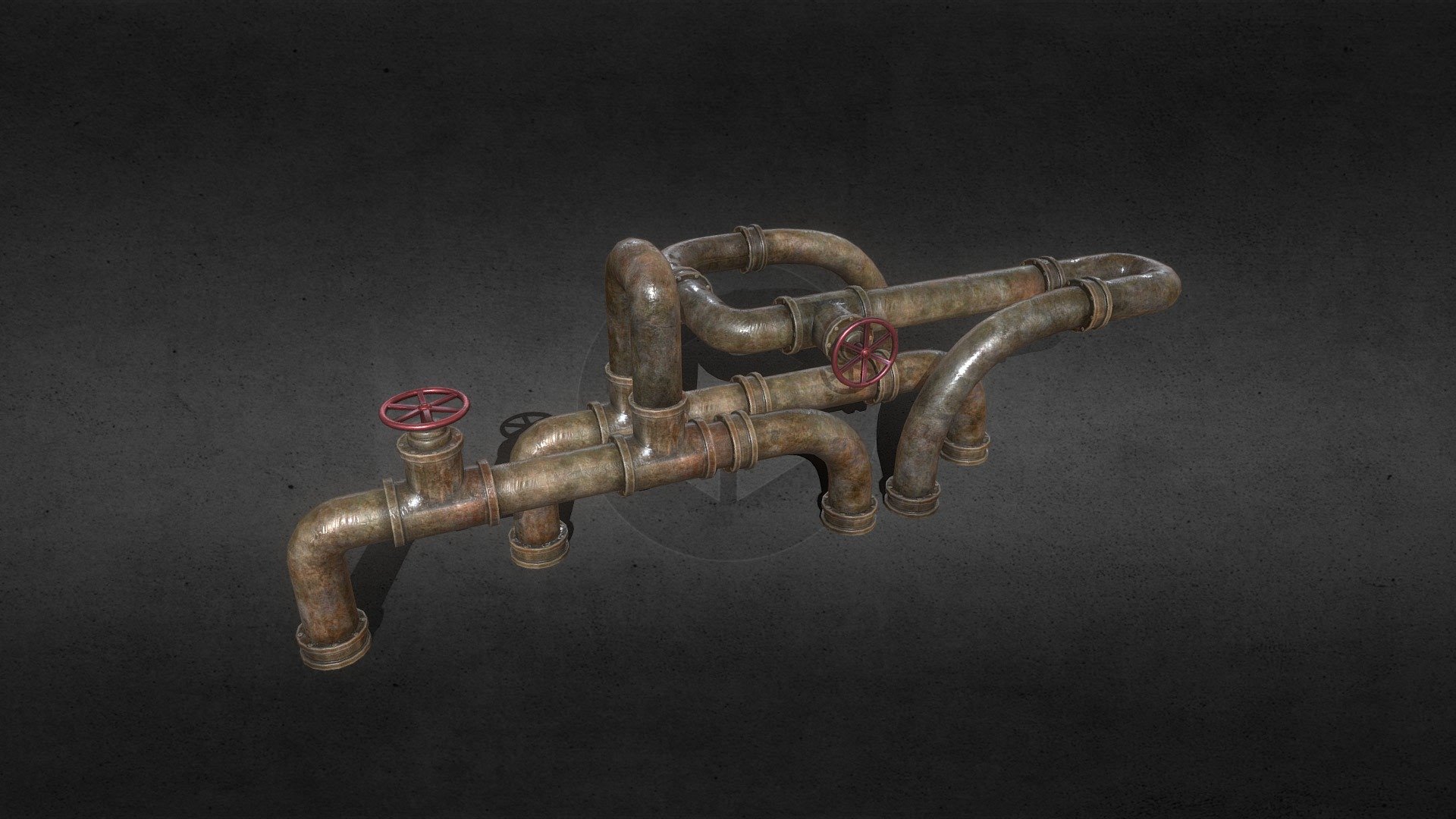 Modular Pipes - Download Free 3D Model By DJMaesen (@bumstrum) [f43677d ...