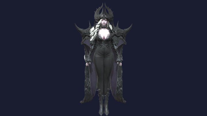 Hundred Souls The Last Savior_Npc Cybele 3D Model